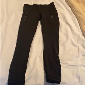 Black Lululemon Leggings. Size 4